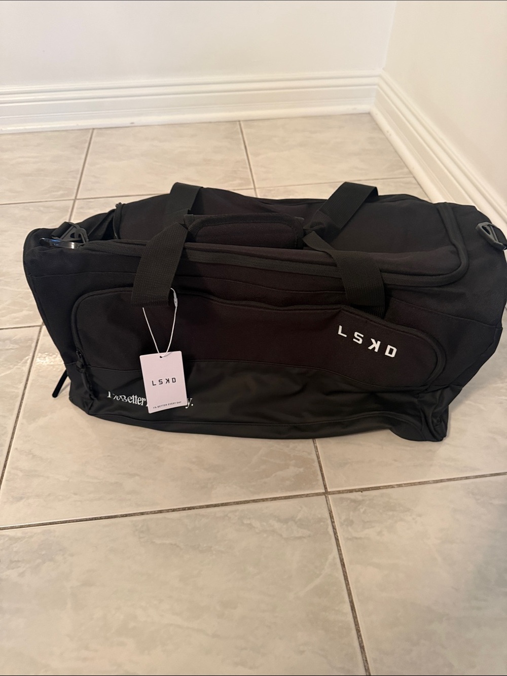 Black Travel Duffle Bag